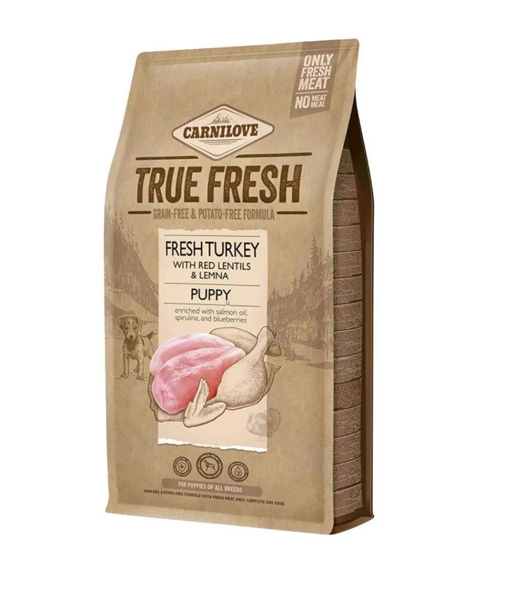 Carnilove True Fresh Trockenfutter für Hunde Welpen, Truthahn Online
