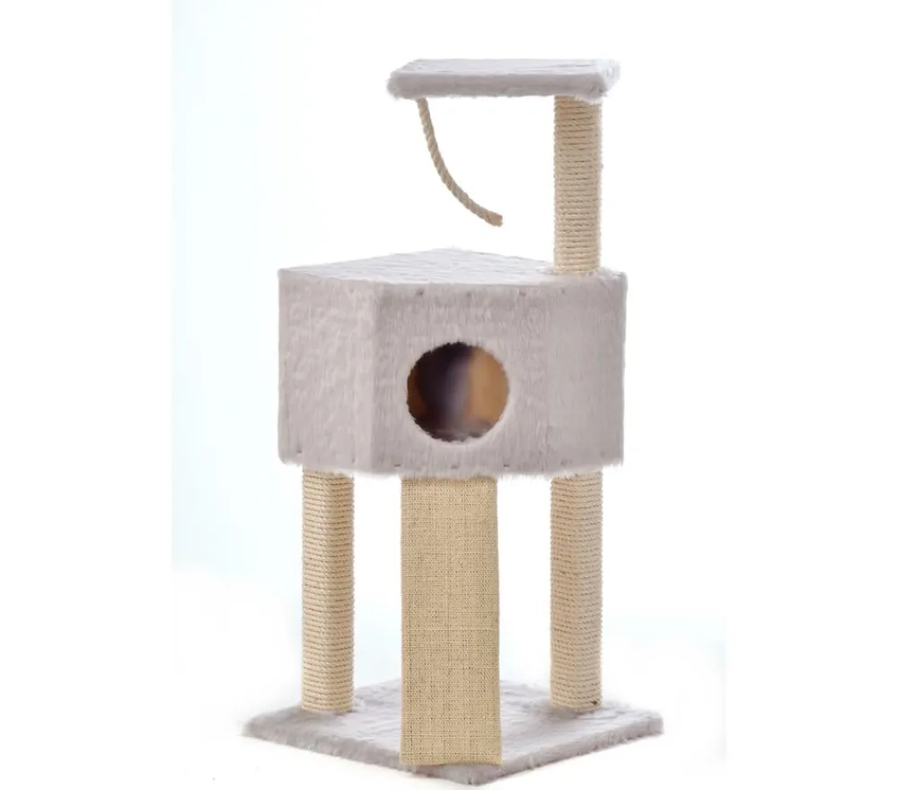 Cat Dream Kratzbaum Eckboy Grau New