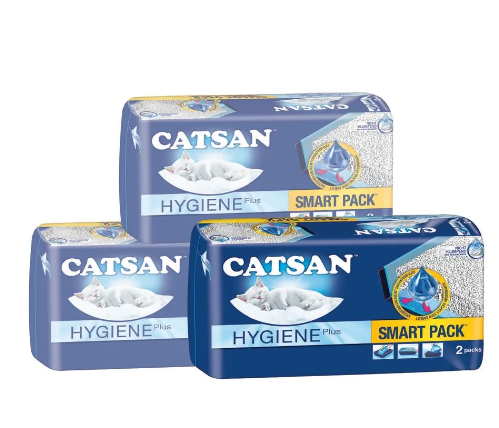 Catsan Katzenstreu > Katzenstreu Smart Pack, 3 x 2 Pack