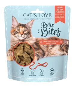 CAT'S LOVE Katzenleckerlies & Getränke - Katzensnack Pure Bites