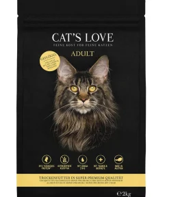 CAT'S LOVE Trockenfutter Katze > Trockenfutter für Katzen Adult, 2 kg
