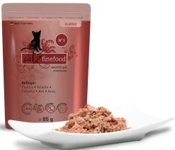 catz finefood Nassfutter Katze > , Nassfutter für Katzen, 16 x 85 g