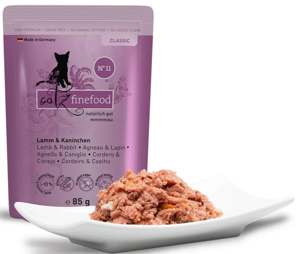 catz finefood , Nassfutter für Katzen, 16 x 85 g Discount