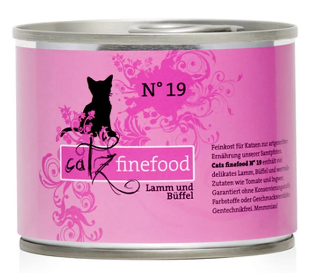 catz finefood Nassfutter Katze - Nassfutter für Katzen, 6 x 200 g