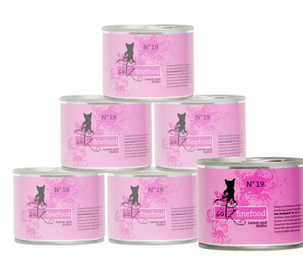 catz finefood Nassfutter Katze - Nassfutter für Katzen, 6 x 200 g