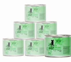 catz finefood Nassfutter Katze - Nassfutter für Katzen, 6 x 200 g