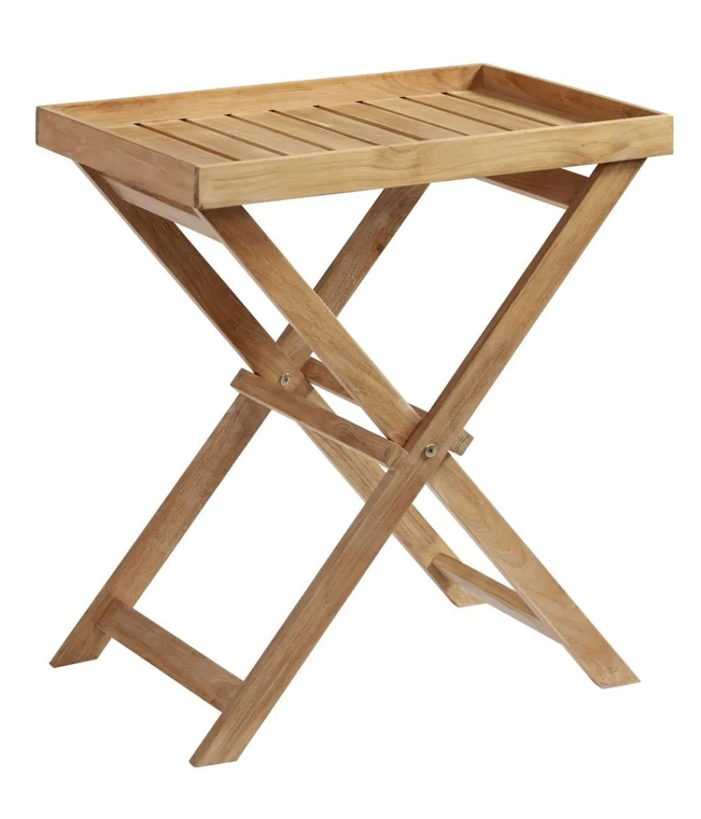 Cinas Gartentische Holz|Beistelltische > Tabletttisch, ca. B60/H65/T40 cm