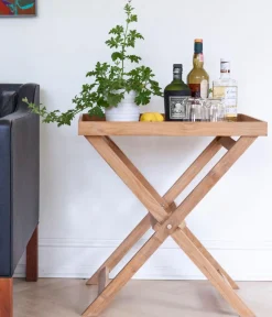 Cinas Gartentische Holz|Beistelltische > Tabletttisch, ca. B60/H65/T40 cm