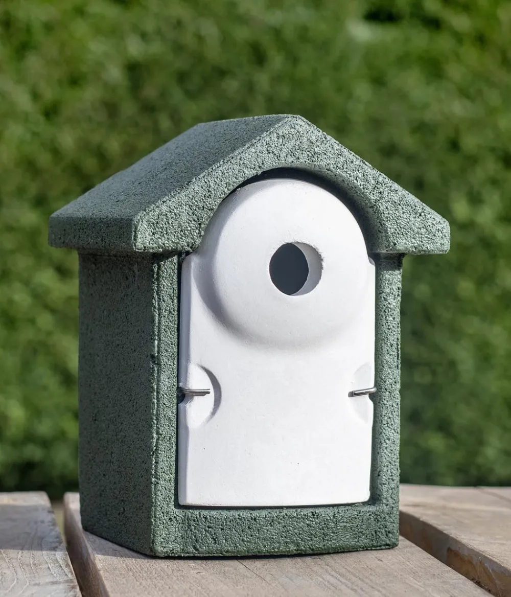 CJ Wildlife Nistkästen - WoodStone® Nistkasten Holzbeton, Einflugloch ca. Ø32 mm,