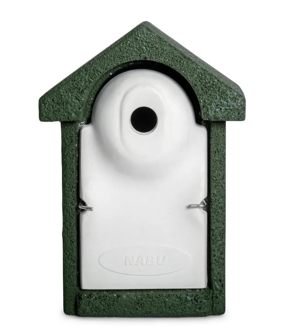 CJ Wildlife WoodStone® Nistkasten Holzbeton, Einflugloch ca. Ø28 mm, grün