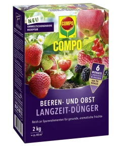 Compo Obst- & Gemüsedünger - Beeren- & Obst Langzeit-Dünger, 2 kg