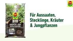 Compo Spezialerde > BIO Anzucht- und Kräutererde torffrei, 10 l