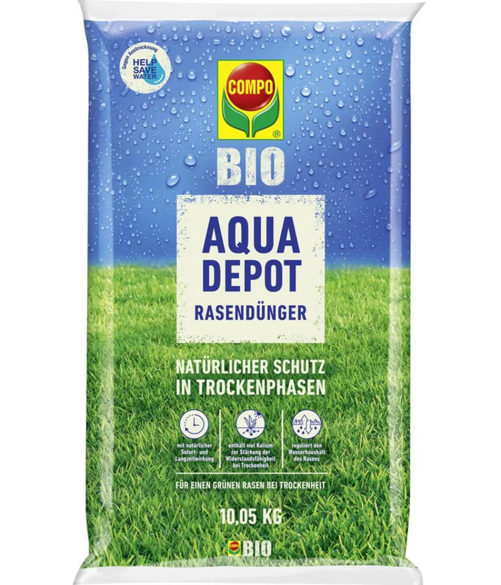 Compo Rasendünger > BIO Aqua Depot Rasendünger, 10,05 kg