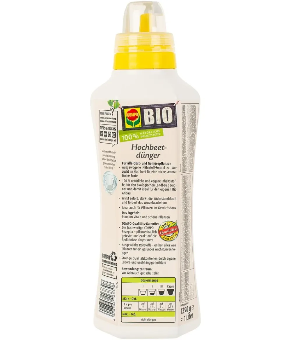 Compo Bio-Dünger > BIO Hochbeetdünger, 1 l