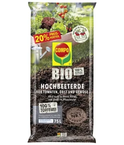 Compo Spezialerde - BIO Hochbeeterde, 75 l
