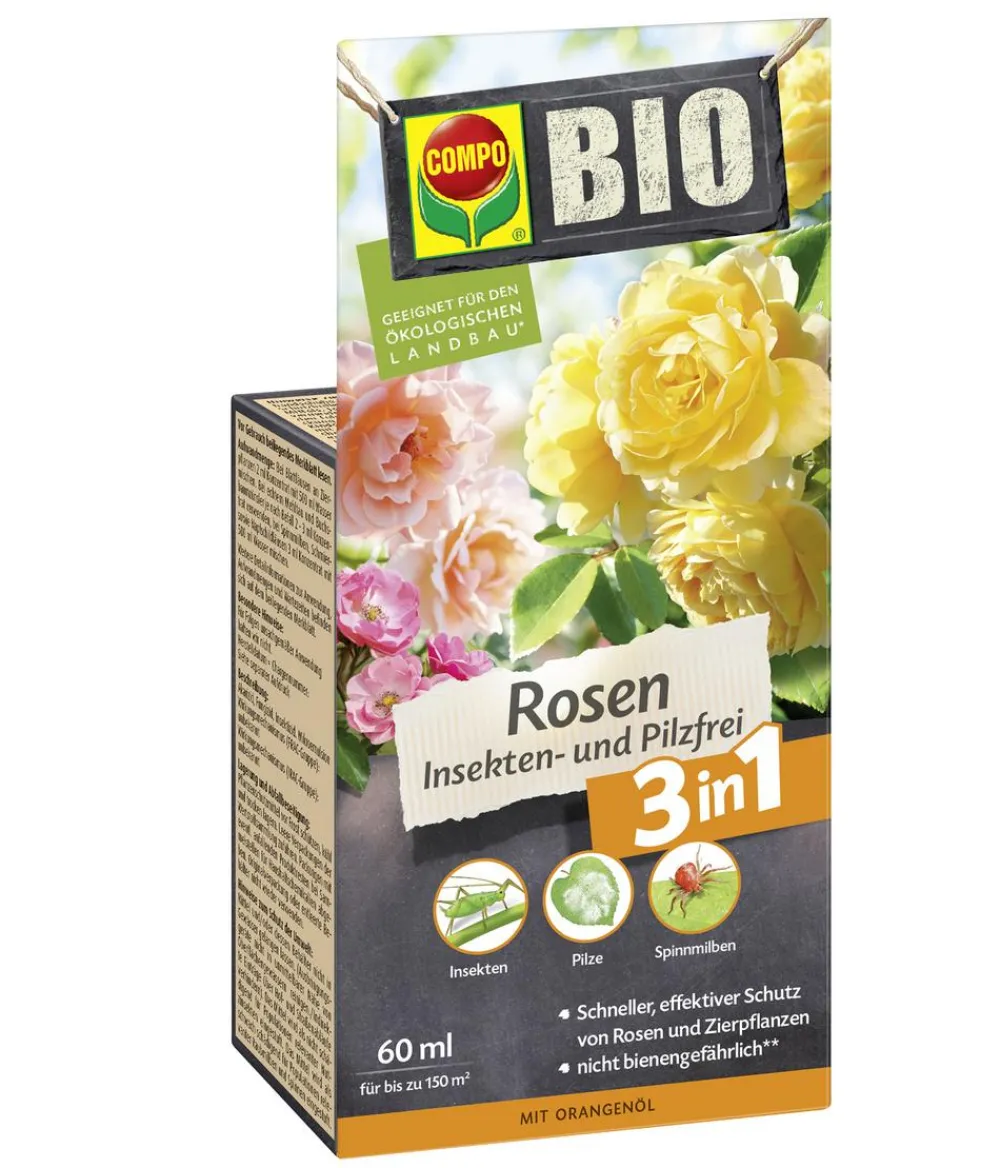 Compo BIO Rosen Insekten- und Pilzfrei, flüssig, 60 ml Outlet
