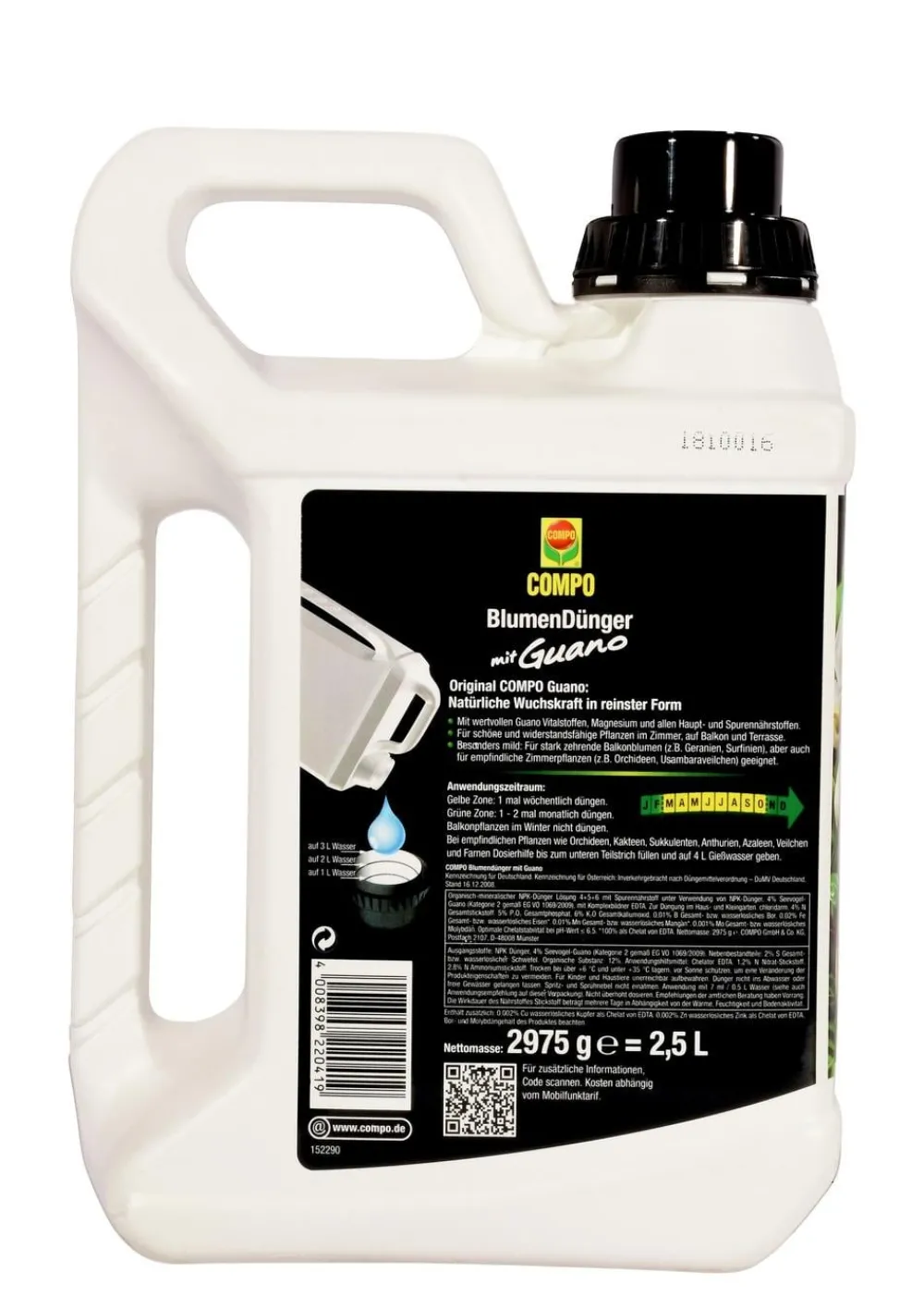 Compo Blumendünger > Blumendünger mit Guano, flüssig