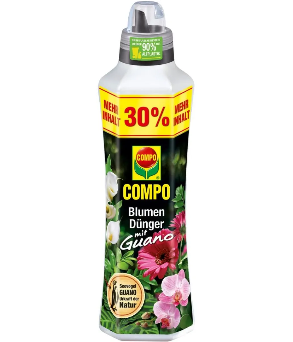 Compo Blumendünger - Blumendünger mit Guano, flüssig