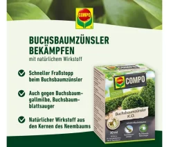 Compo Schädlingsbekämpfungsmittel - Buchsbaumzünsler K.O., flüssig, 50 ml