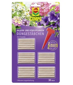 Compo Düngestäbchen für Balkon- und Kübelpflanzen, 30 Stk. New