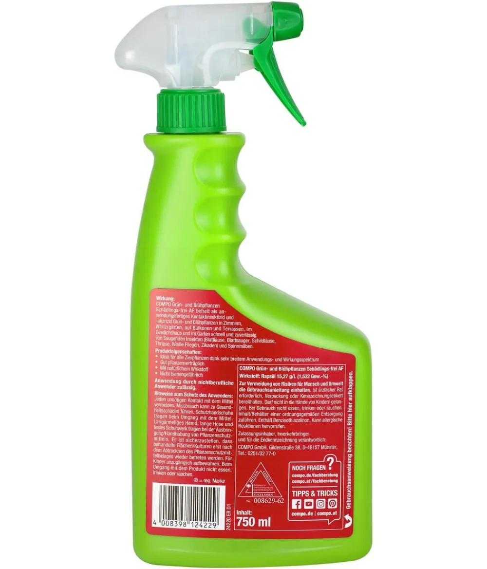 Compo Grün- und Blühpflanzen Schädlings-frei AF, flüssig, 750 ml New