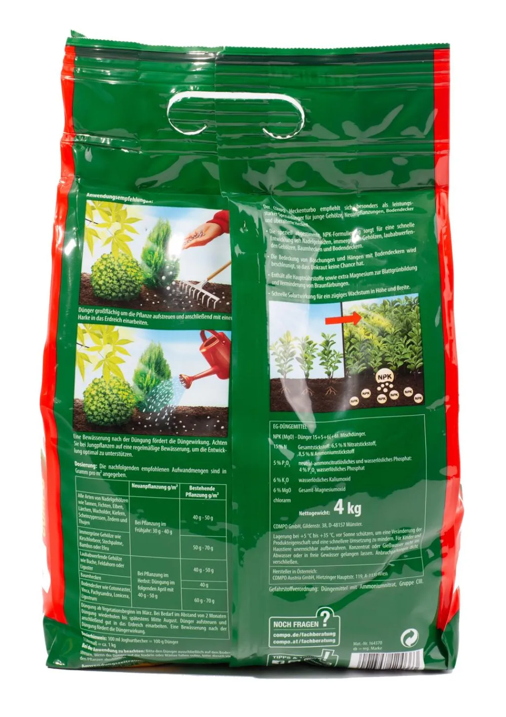 Compo Spezialdünger - Heckenturbo, 4 kg
