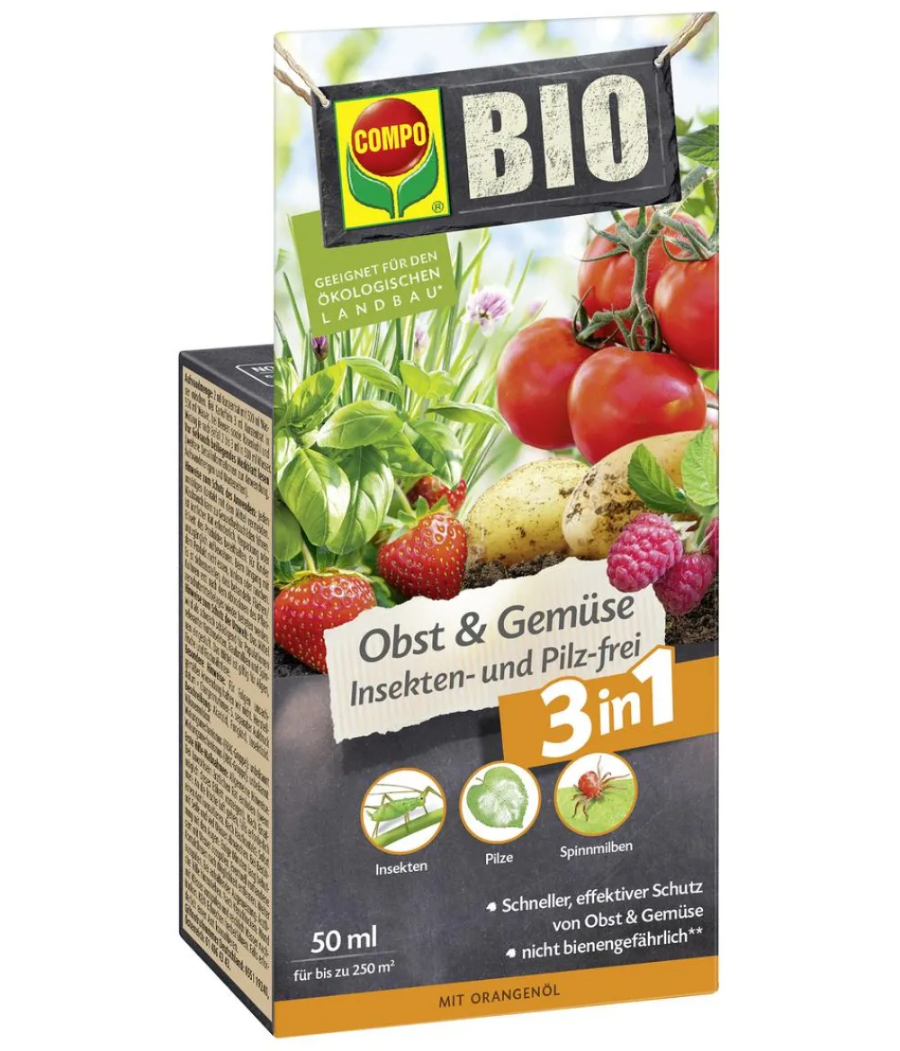 Compo Pilzmittel > Obst & Gemüse Insekten- und Pilz-frei, flüssig, 50 ml