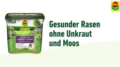 Compo Rasendünger|Unkrautvernichter > Rasendünger gegen Unkraut + Moos 4in1