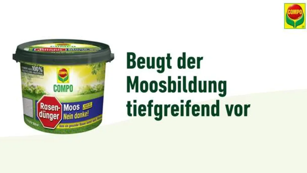 Compo Rasendünger 'Moos - Nein danke!', 7,5 kg