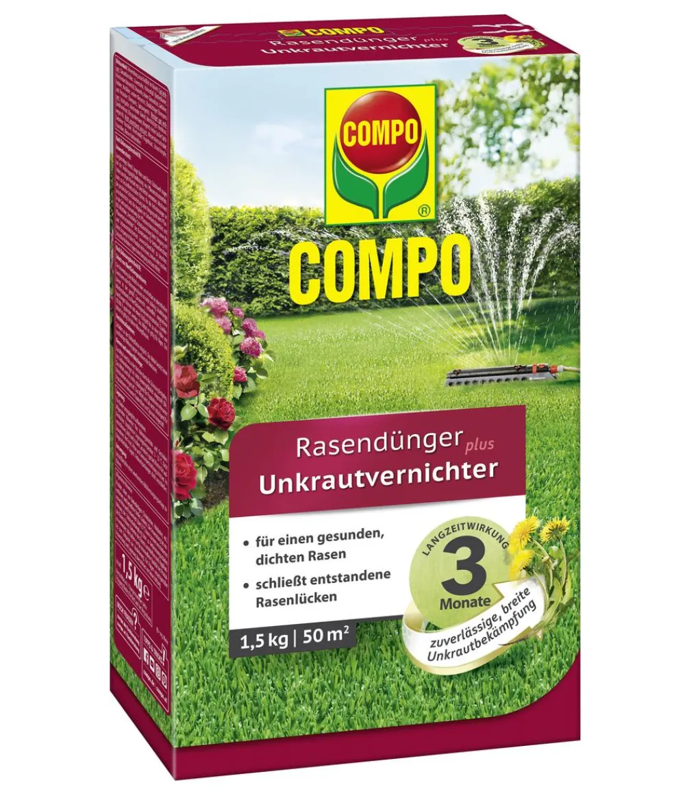 Compo Rasendünger plus Unkrautvernichter Best