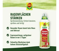 Compo Rasendünger|Spezialdünger > Rasendünger Unkraut & Moos Nein danke!, 1,3 l