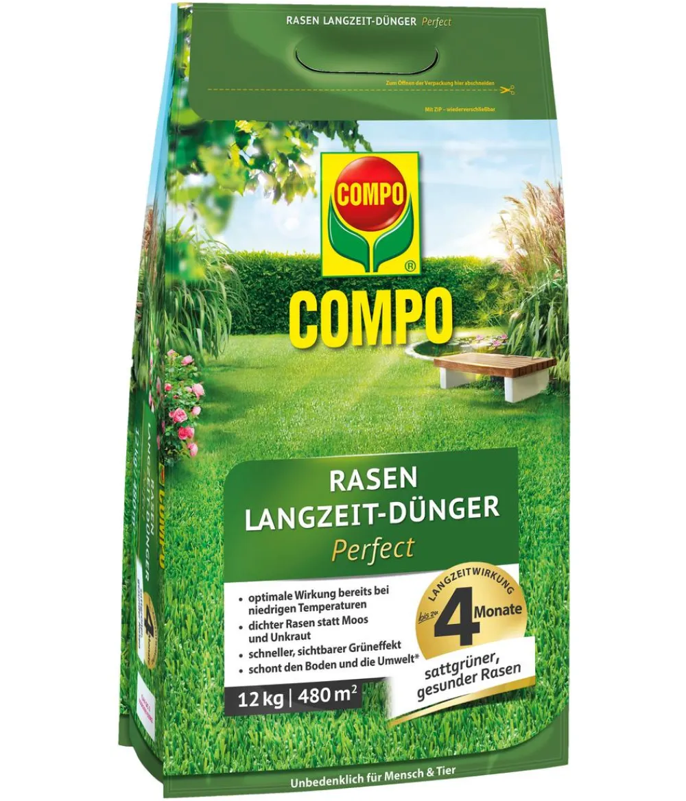 Compo Rasendünger - Rasen Langzeit-Dünger Perfect
