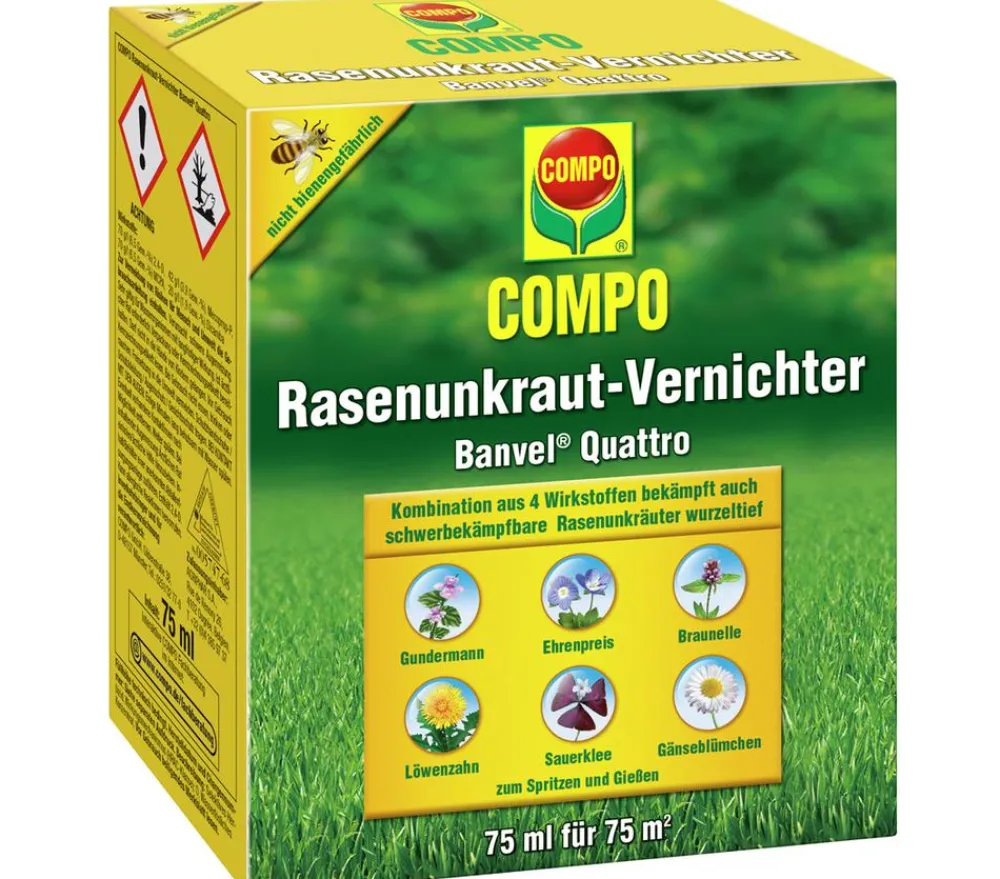 Compo Unkrautvernichter - Rasenunkraut-Vernichter Banvel® Quattro