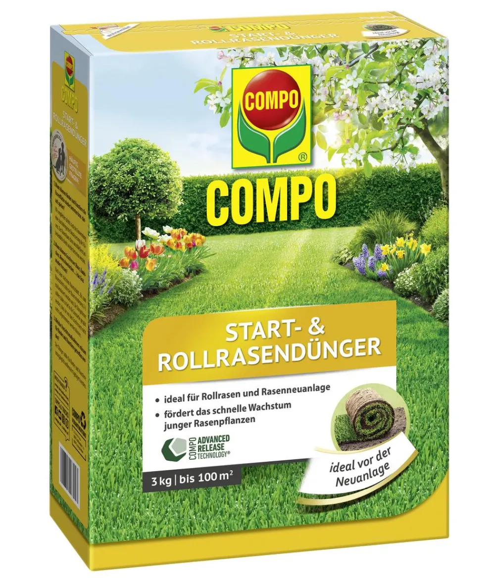 Compo Rasendünger > Start- & Rollrasendünger, 3 kg