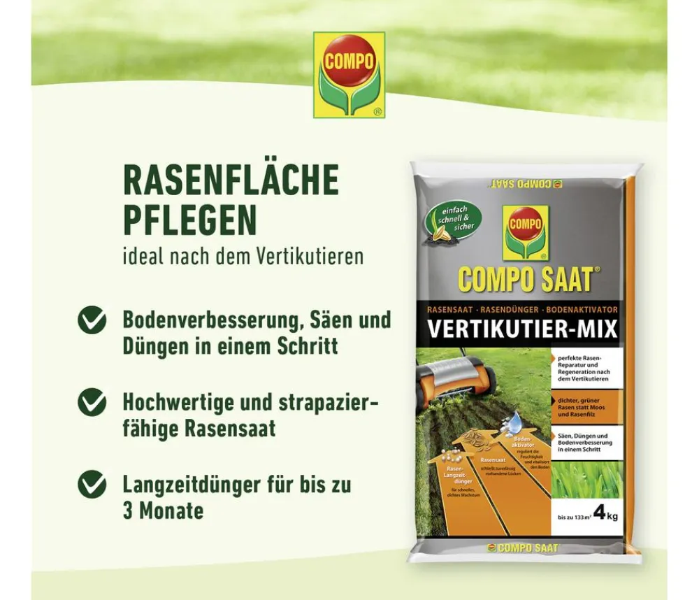 Compo Rasensamen > Vertikutier-Mix, 4 kg