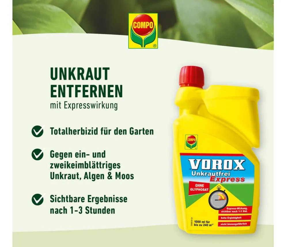 Compo Unkrautvernichter > Vorox® Unkrautfrei Express