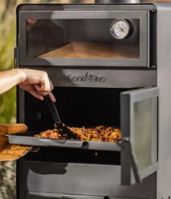 CookKing Gartenkamine - Terrassenofen Vento Plus, ca. B50/H150/T50 cm Schwarz