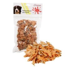 Corwex Hundesnack Hühnerbrust mit Fisch, 250 g Hot