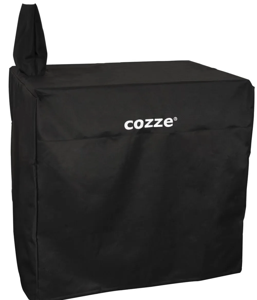 cozze® Cozze Abdeckhaube für Außenküche 90 mit Spüle, ca. B95/H117/T66 cm Schwarz Clearance