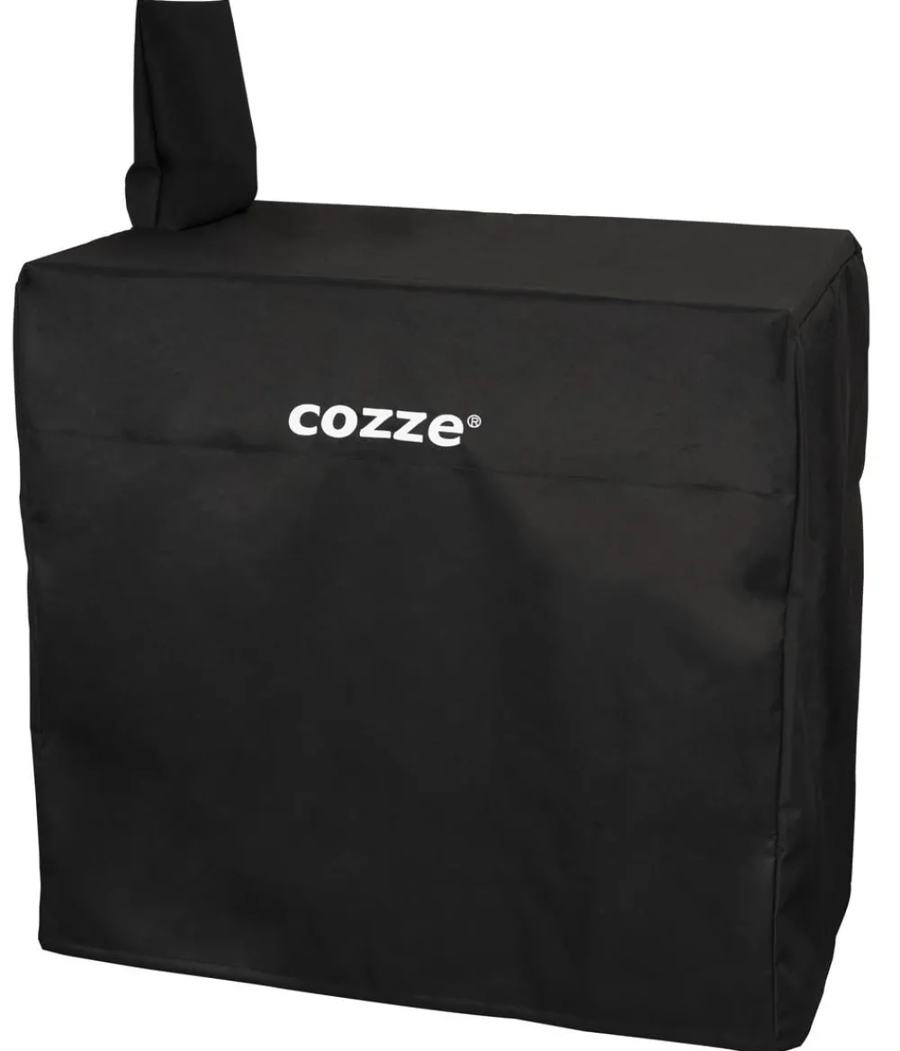 cozze® Cozze Abdeckhaube für Außenküche 90 mit Spüle, ca. B95/H117/T66 cm Schwarz Clearance