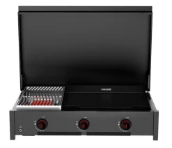 cozze® Gasgrills - Cozze Gasgrill Combo 900, ca. B90/H22/T64 cm Schwarz