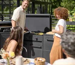 cozze® Gasgrills - Cozze Gasgrill Combo 900, ca. B90/H22/T64 cm Schwarz
