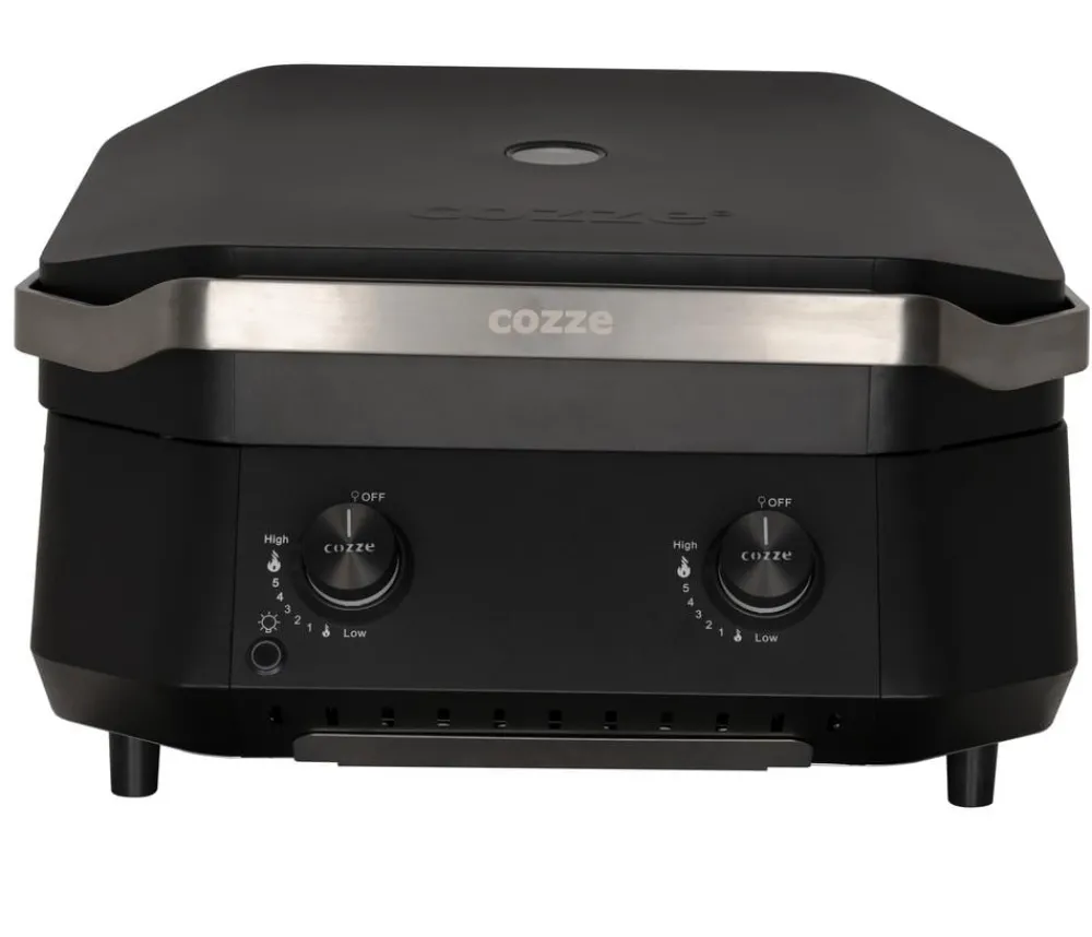 cozze® Gasgrills > Cozze Gasgrill G-500 Plancha mit 2 Brennern, ca. B59,7/H37,8/T58,9 cm