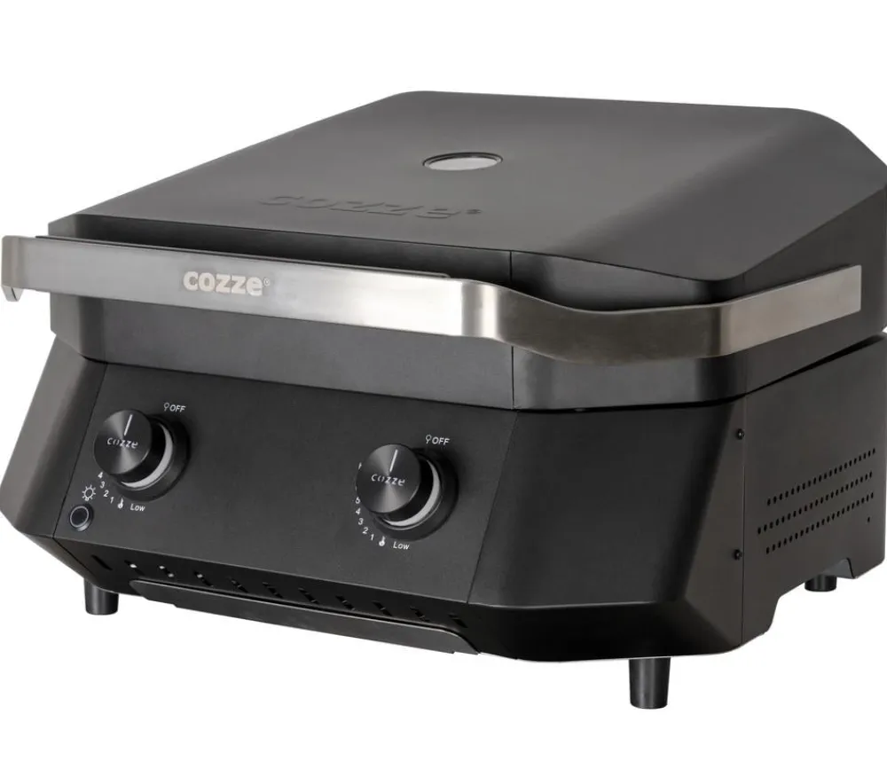 cozze® Gasgrills > Cozze Gasgrill G-500 Plancha mit 2 Brennern, ca. B59,7/H37,8/T58,9 cm