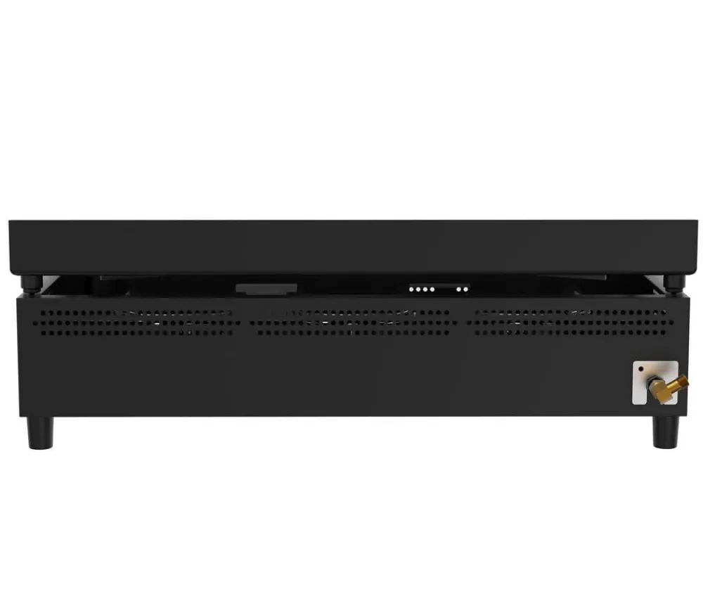 cozze® Cozze Gasgrill Plancha G-700 mit 3 Brennern, ca. B66,5/H22,5/T45,5 cm Schwarz