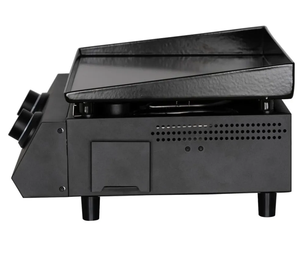 cozze® Gasgrills - Cozze Gasgrill Plancha G-400 mit 2 Brennern, ca. B49/H22,5/T45,5 cm Schwarz