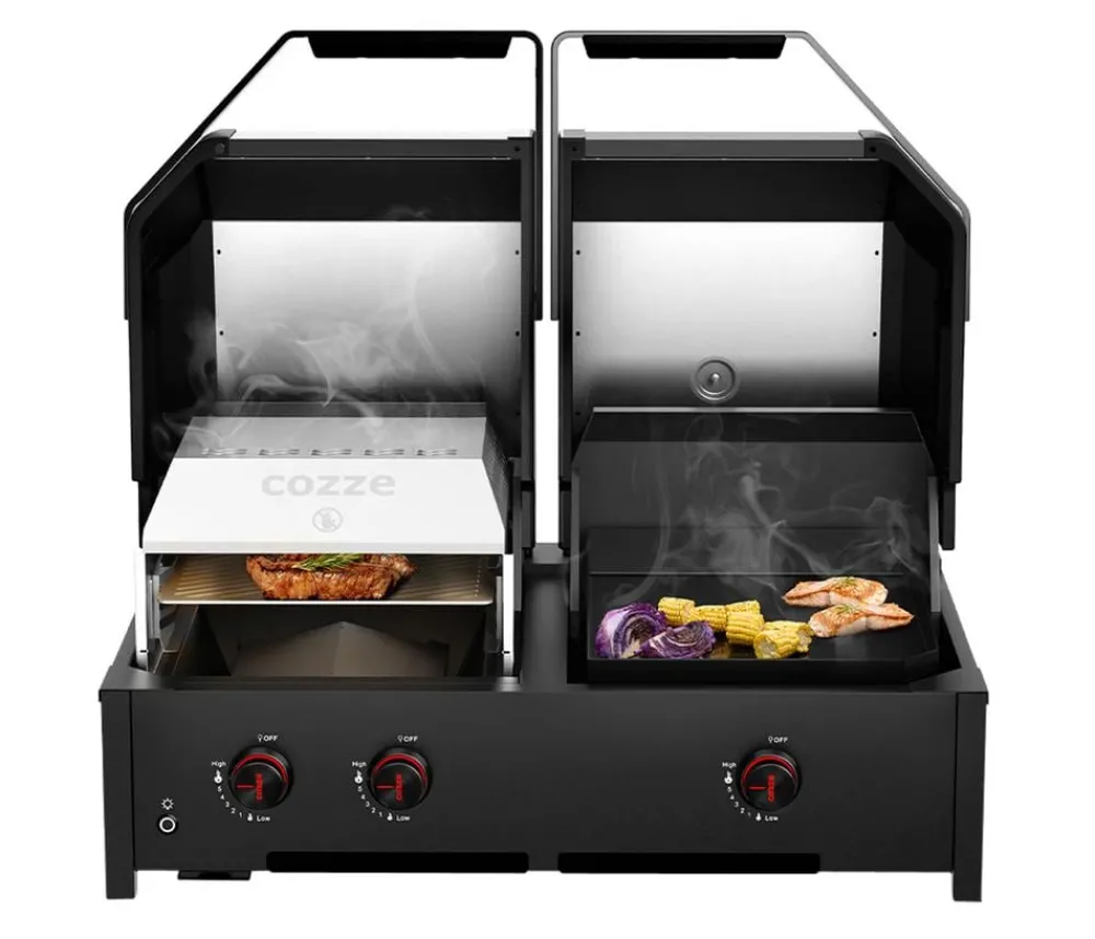 cozze® Gasgrills > Cozze Gasgrill Quattro 900, ca. B90,6/H49,5/T69,5 cm