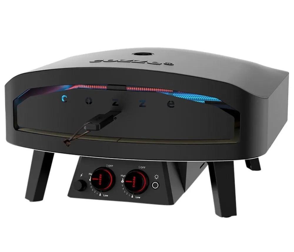 cozze® Cozze Gas-Pizzaofen Classic Black Edition, inkl. Pizzastein, 60,3 x 59,5 cm (24"), ca. B72/H39,8/T70 cm Schwarz Discount
