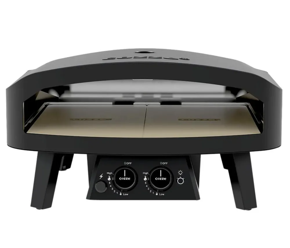 cozze® Cozze Gas-Pizzaofen Classic Black Edition, inkl. Pizzastein, 60,3 x 59,5 cm (24"), ca. B72/H39,8/T70 cm Schwarz Discount