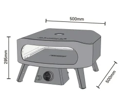 cozze® Pizzaöfen > Cozze Gas-Pizzaofen Classic 34 cm (13